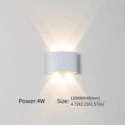 Led Wall Lamp Waterproof IP66 Up And Down Lighting Garden Decoration