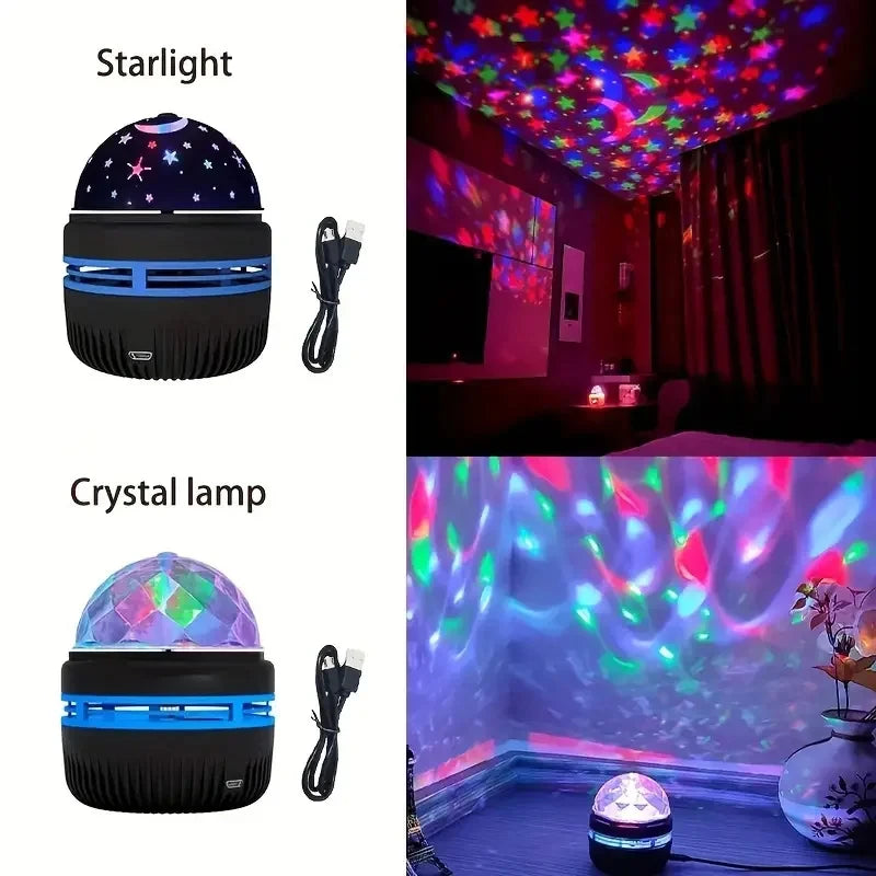 1pc Star Projector Galaxy Projector For Bedroom Night Light