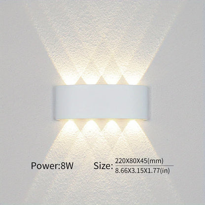 Led Wall Lamp Waterproof IP66 Up And Down Lighting Garden Decoration