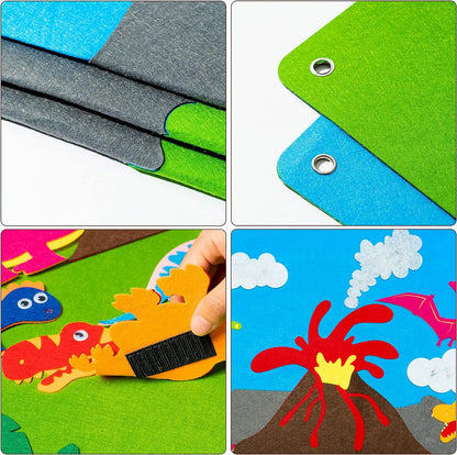 Montessori Felt Board Story Set Toys Preschool Learning Activities