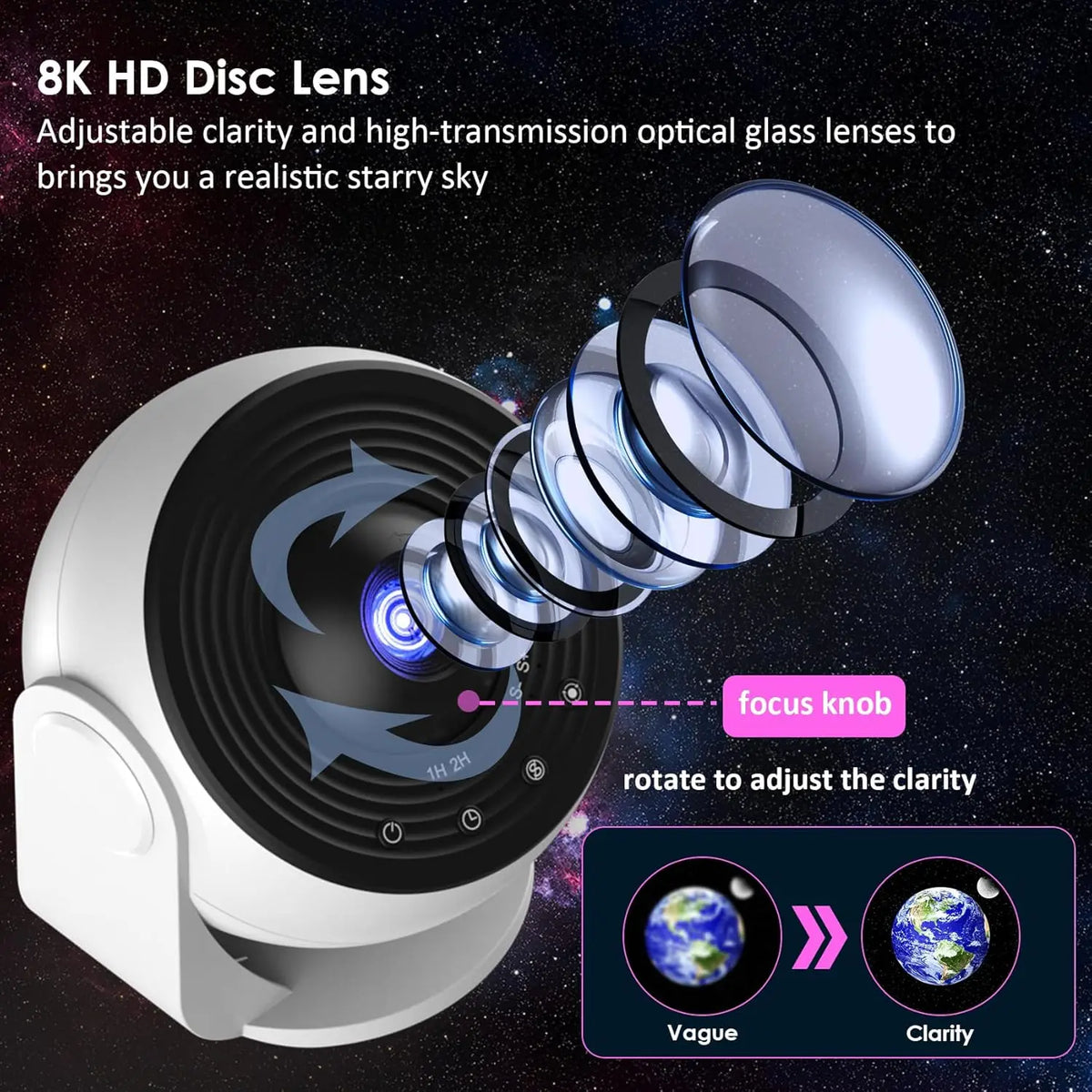 13-in-1 Star Projector Bluetooth Speaker
