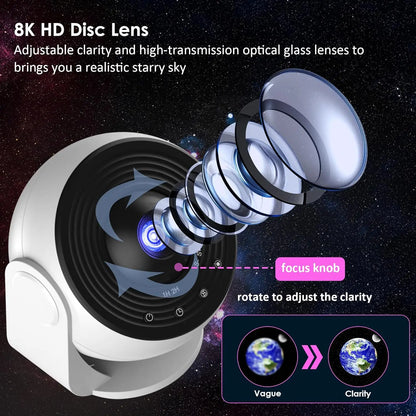 13-in-1 Star Projector Bluetooth Speaker