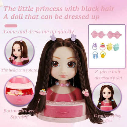 Doll Head for Hair Styling Makeup Play House Fashion