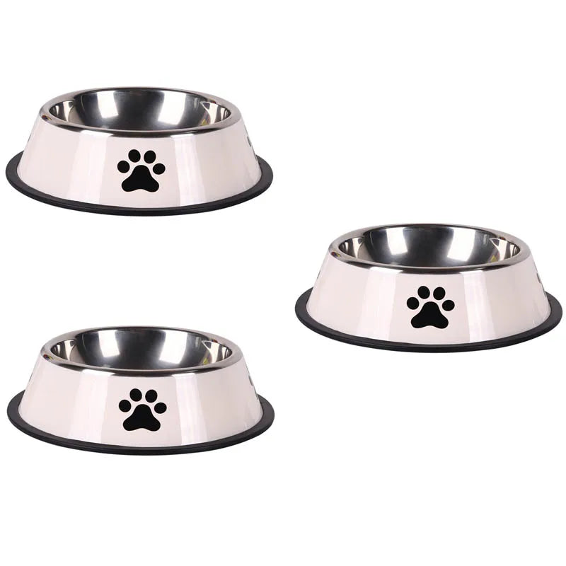 Stainless steel large capacity pet bowl dog food bowl