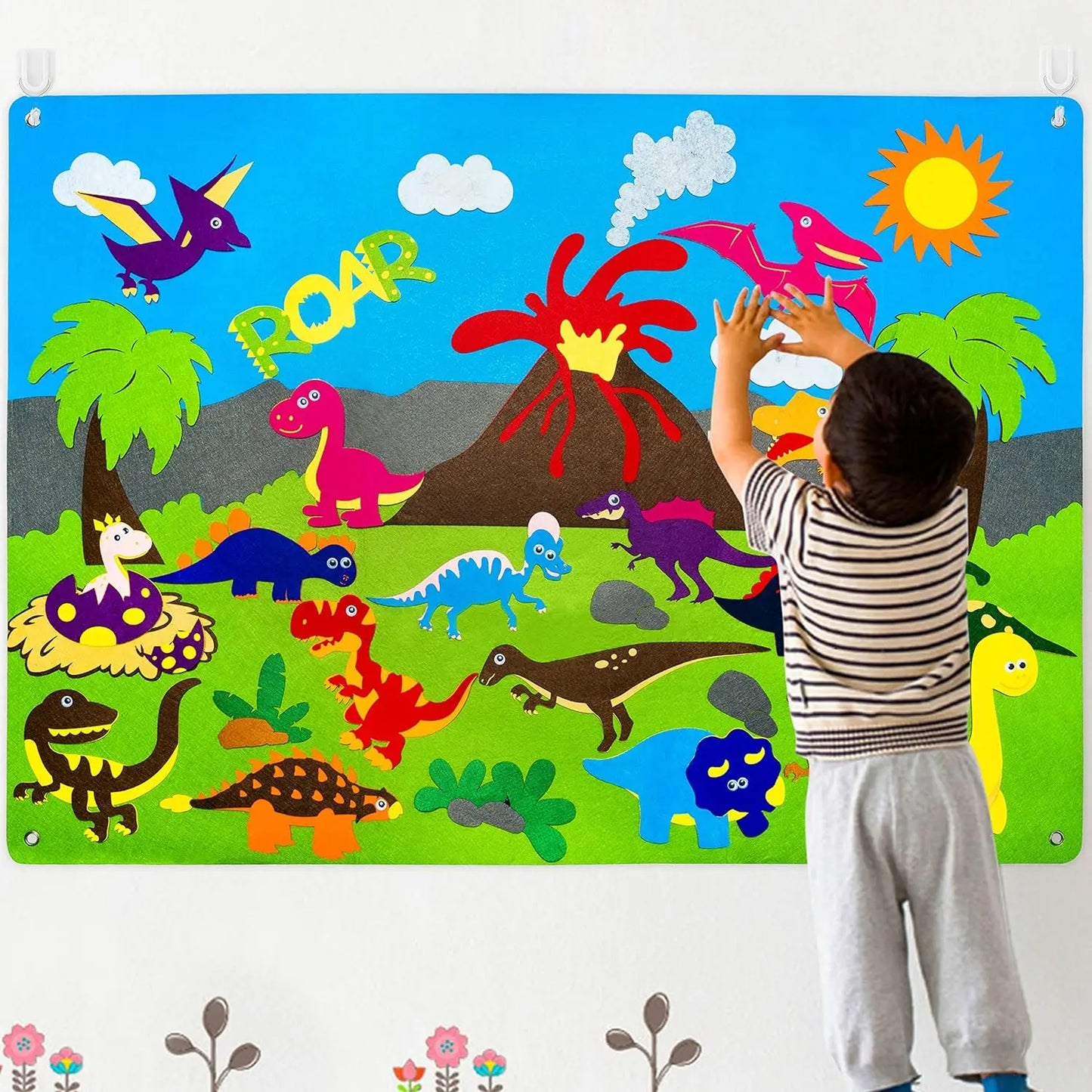 Montessori Felt Board Story Set Toys Preschool Learning Activities