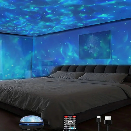 1pc Star Projector Galaxy Projector For Bedroom Night Light