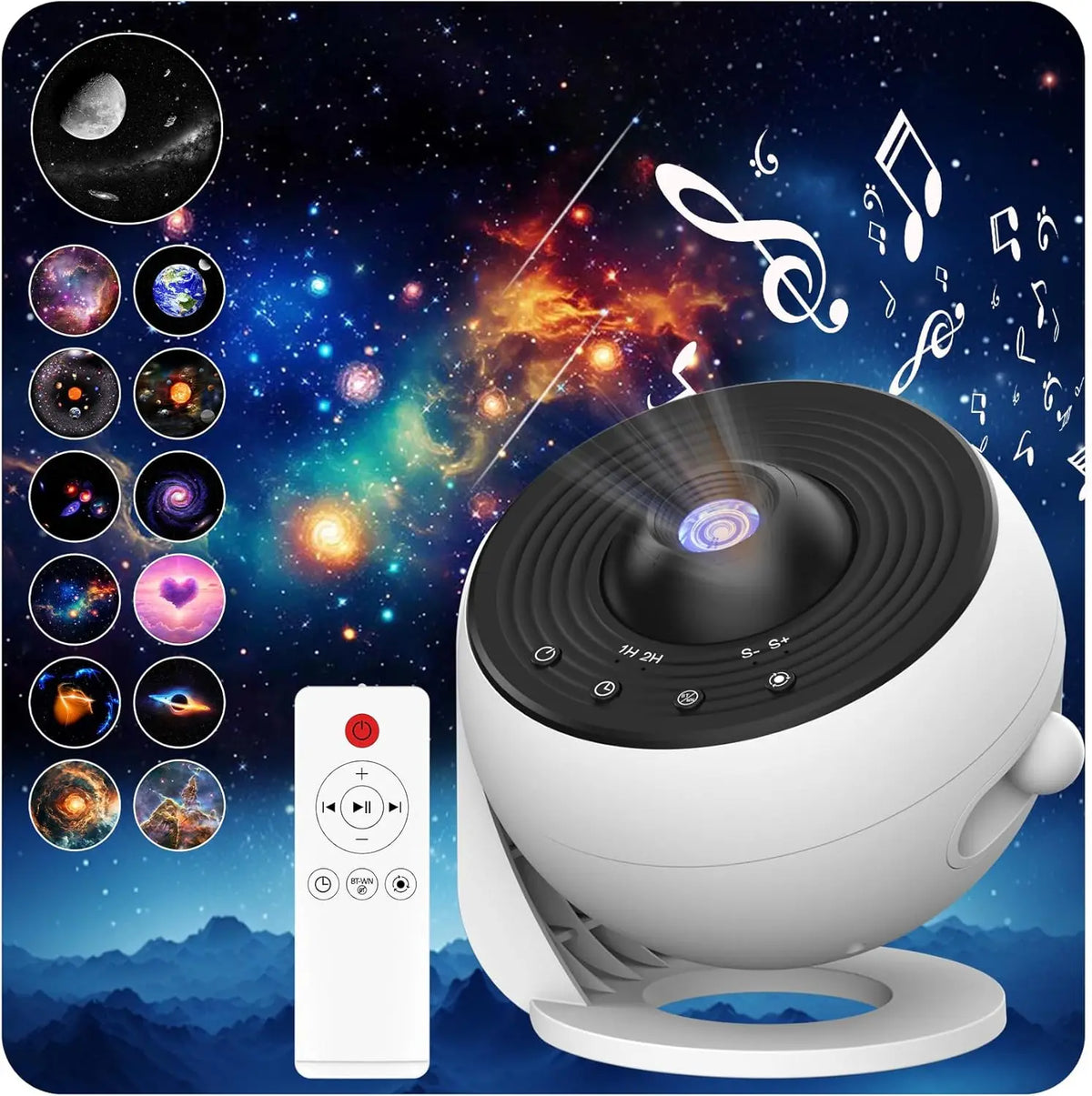 13-in-1 Star Projector Bluetooth Speaker