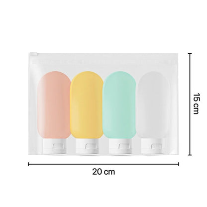 Travel toiletries bottle set toiletries container