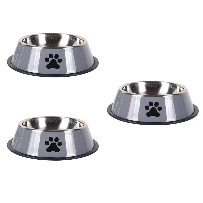Stainless steel large capacity pet bowl dog food bowl