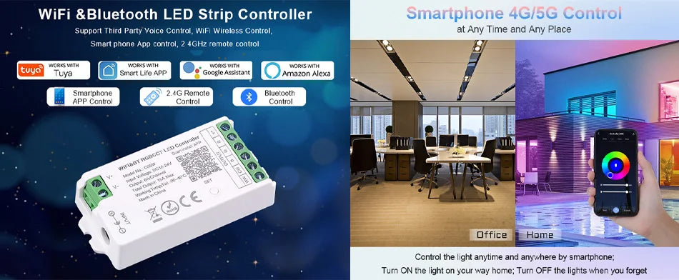 High Density Flexible Tape Ribbon 3000-6500K RA90 Led Lights