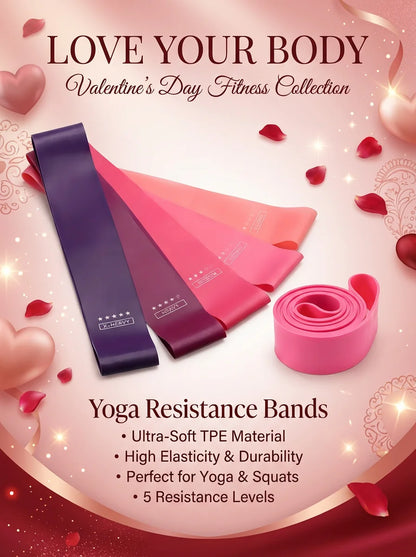 Yoga Resistance Band Squats Durable