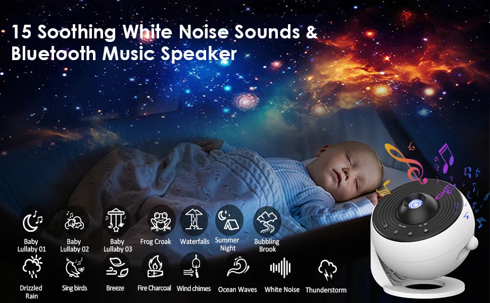 13-in-1 Star Projector Bluetooth Speaker