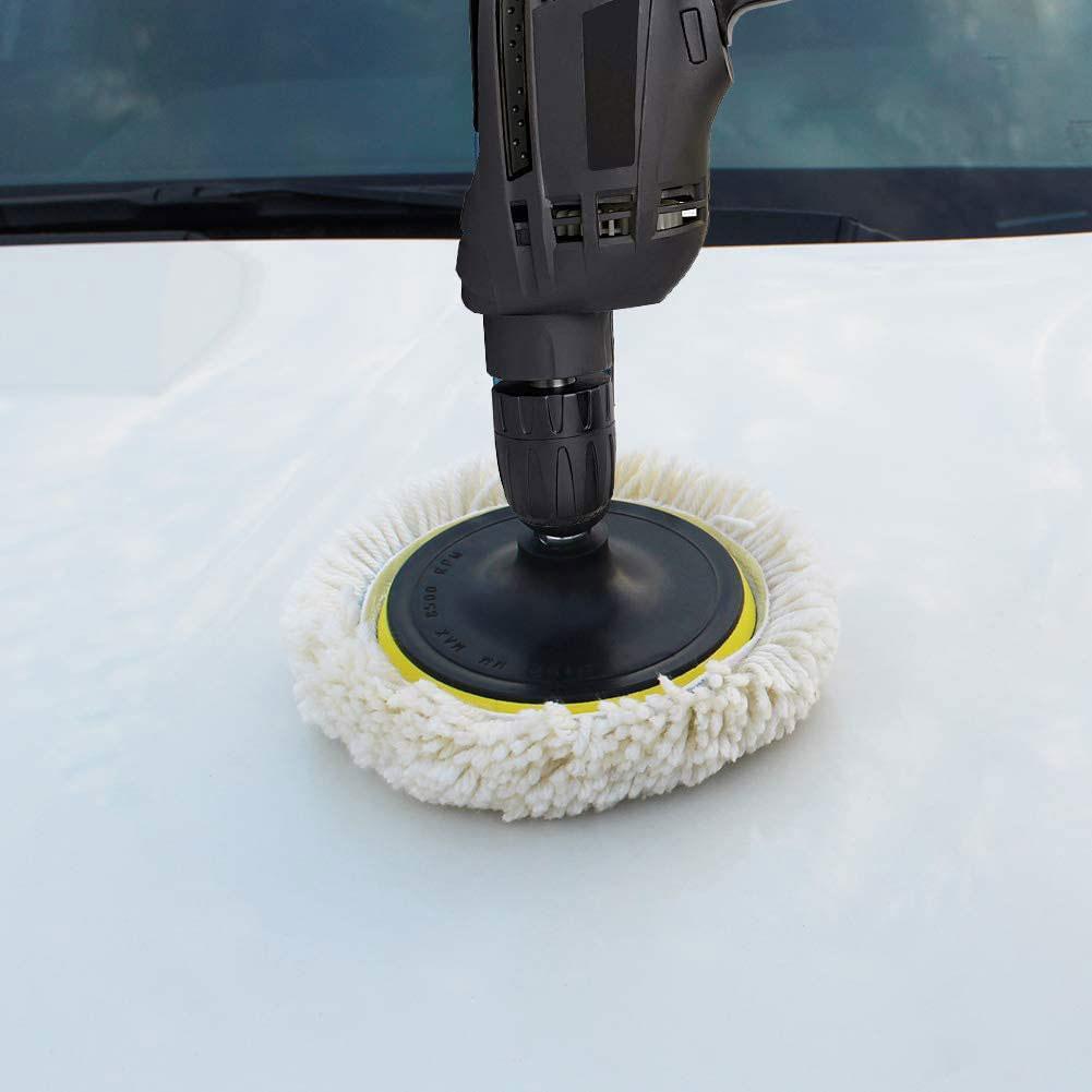 Universal Car Polish Pad Soft Wool Machine Waxing Polisher