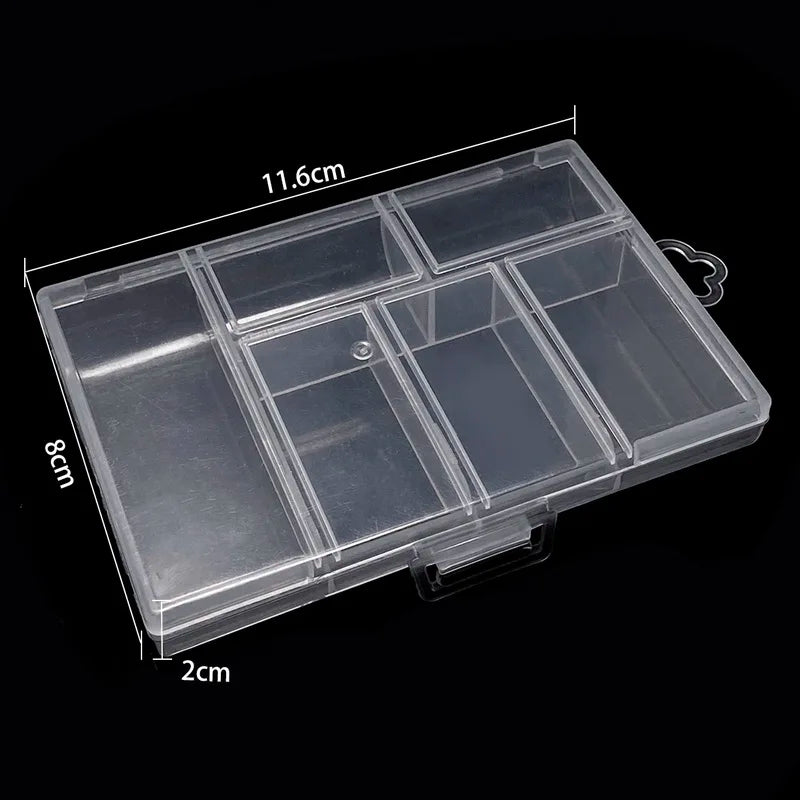 19 Style Plastic Storage Jewelry Box Compartment