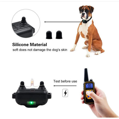 Electric Dog Training Collar Dog Anti Bark Waterproof
