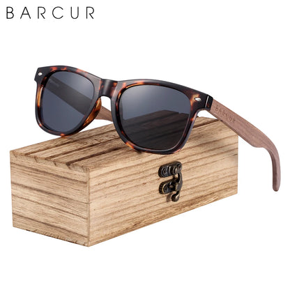 Black Walnut Sunglasses Wood Polarized Sunglasses Men