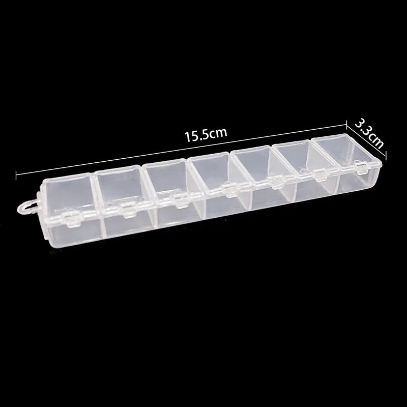 19 Style Plastic Storage Jewelry Box Compartment