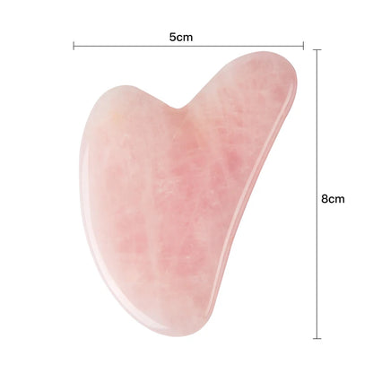 Rose Quartz Gua Sha For Face Massager Skin scraping GuaSha Lifting