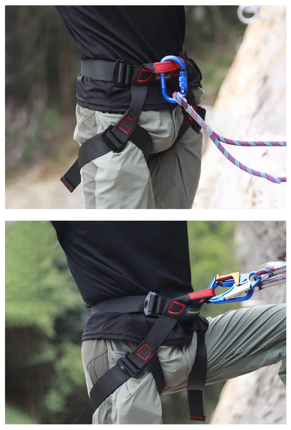 Professional Outdoor Sports Safety Belt Rock Mountain Climbing