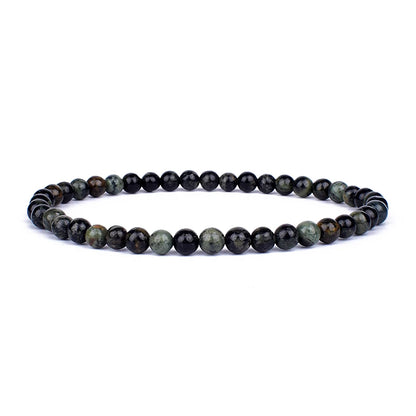 Mini Energy Charm Bracelet Natural Stone Beads Yoga Healing