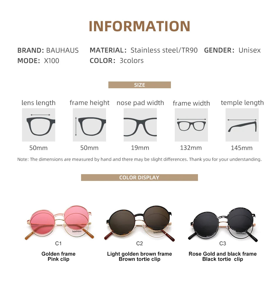 X100 Magnet sunglasses polarized women men sunglasses