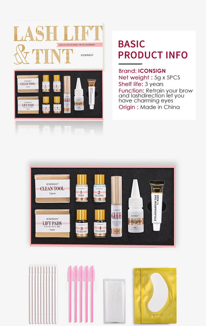 Lash Lift and Tint Kit Professional Lifting Tint Lamination