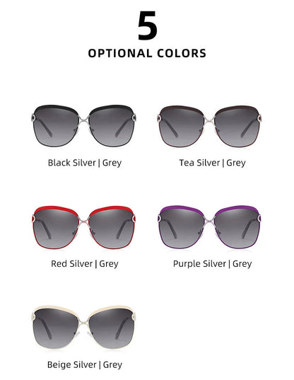 Polarized Ladies Sunglasses Women Gradient Lens