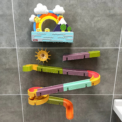 New Baby Bath Kids Toys Rainbow Shower Pipeline