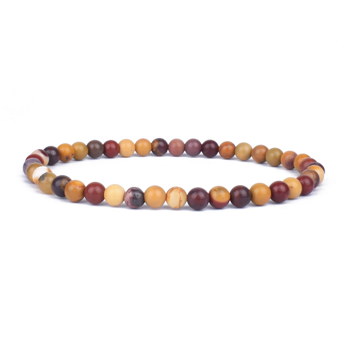 Mini Energy Charm Bracelet Natural Stone Beads Yoga Healing