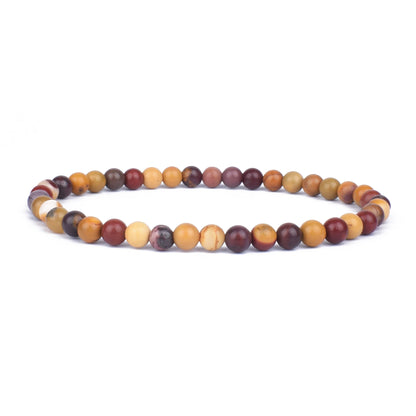 Mini Energy Charm Bracelet Natural Stone Beads Yoga Healing