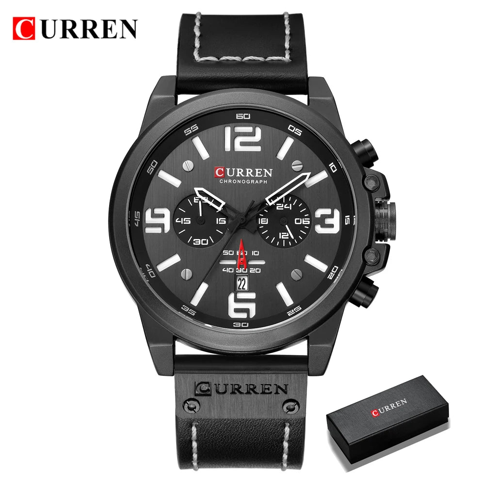 CURREN Mens Watches Top Luxury Brand Sport Wrist Watch