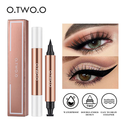 Eyeliner Stamp Black Liquid Eyeliner Pen Waterproof Fast Dry