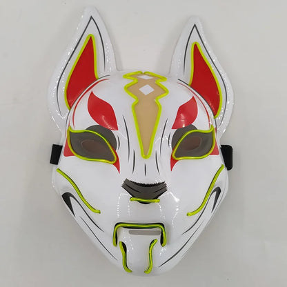 Glowing  Demon Slayer Mask Cosplay Japanese Cartoon