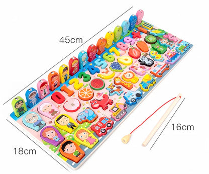 3D Preschool Children Educational Toys Wooden Montessori