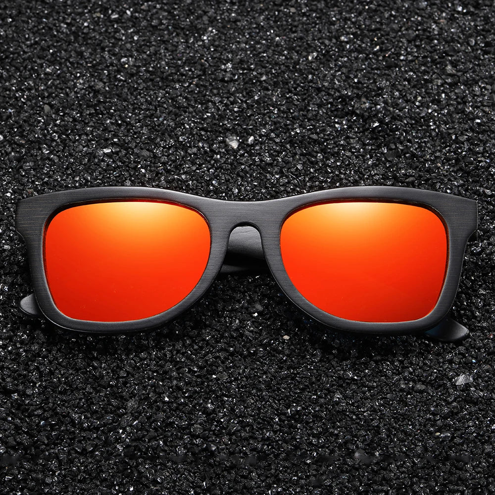 GM Handmade Brand Wooden Polarized Sunglasses Women Men