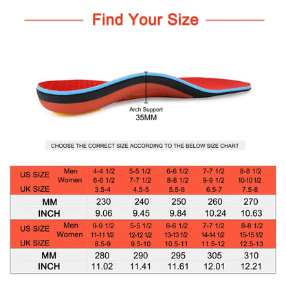 Plantar Fasciitis Orthopedic Sport Insole Arch Support Orthotic