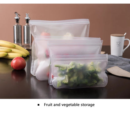 Silicone Food Storage Containers Reusable Food Bags