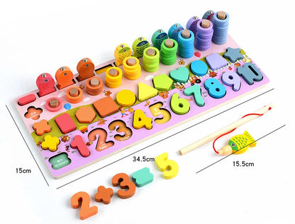 3D Preschool Children Educational Toys Wooden Montessori