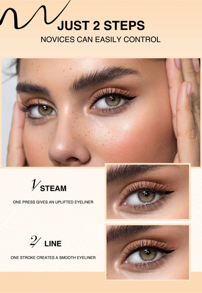 Eyeliner Stamp Black Liquid Eyeliner Pen Waterproof Fast Dry