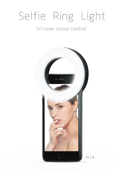 Portable LED Selfie Ring Light Flash