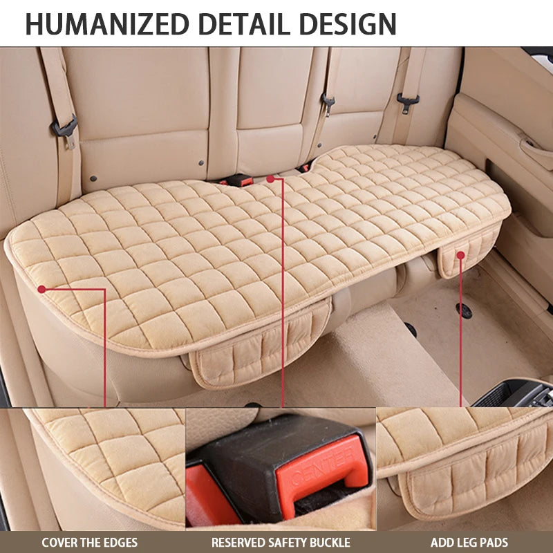 Soft Car Seat Cover Skin-Friendly Plush Automotive Seat