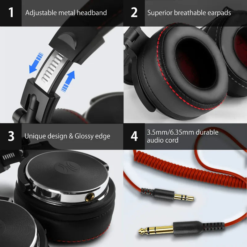 Oneodio Wired Headphones Professional Studio Headphones