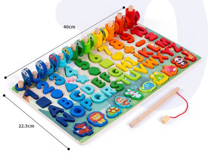 3D Preschool Children Educational Toys Wooden Montessori