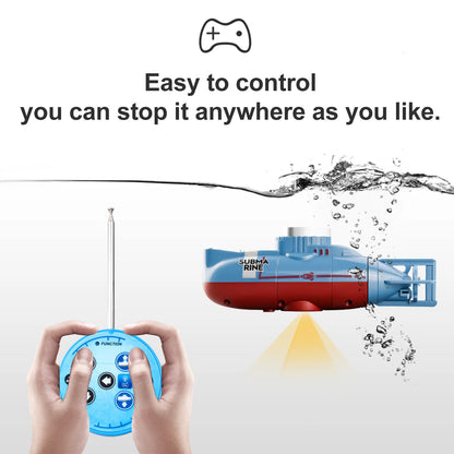 Mini RC Submarine 0.1M/s Speed Remote Control Boat Outdoor