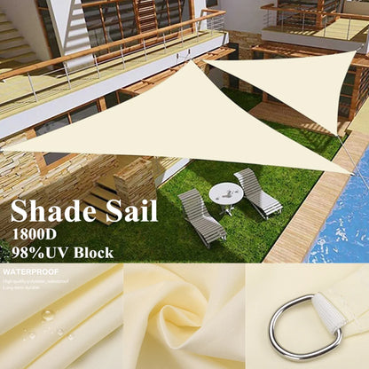 Waterproof Sun Shelter Triangle Sunshade Protection Outdoor