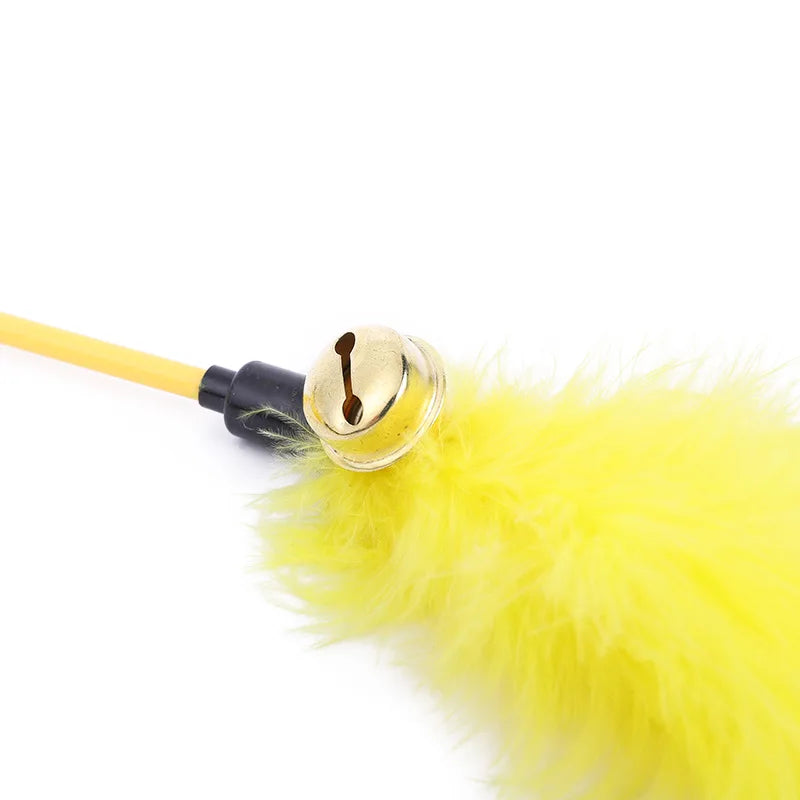 Funny Kitten Cat Teaser Interactive Toy Rod