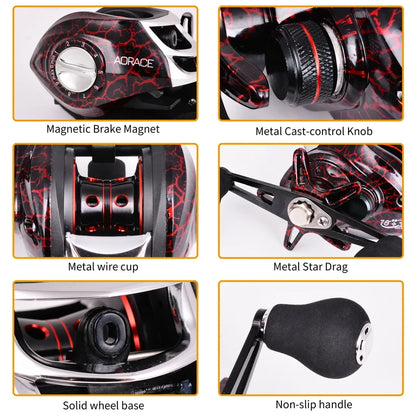 Fishing Baitcasting Reel All Metal Spool Fishing Reels