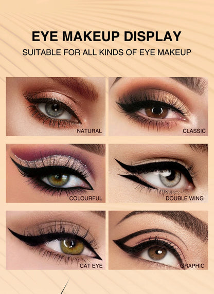 Eyeliner Stamp Black Liquid Eyeliner Pen Waterproof Fast Dry