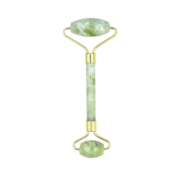 100% Natural Stone Gua Sha & Jade Roller Set