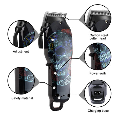 Kemei Cordless hair clipper professional hair trimmer